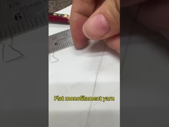 Fils de monofilament synthétique à forme plate, en polyamide nylon