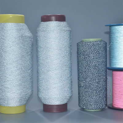 Vêtements de sécurité à tricot réfléchissant Fil de polyester à fil réfléchissant Pour tricot