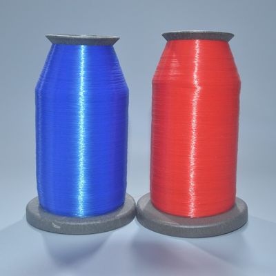 120D 0,12 mm fils de polyamide couleur bleue fil de broderie invisible