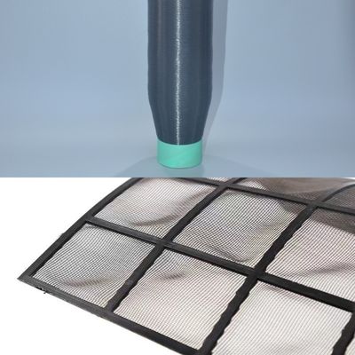 Filtre de climatiseur en polypropylène monofilament noir en PP de 0,15 mm