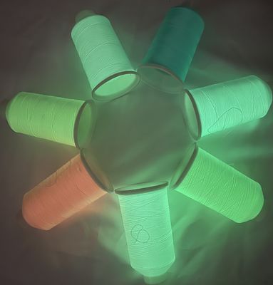 150D Glow In The Dark Yarn Crochet vert broderie lumineuse fil
