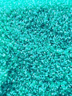 0.4*0.4mm Sable de soufflage de plastique de couleur jaune taille moyenne haute stabilité thermique