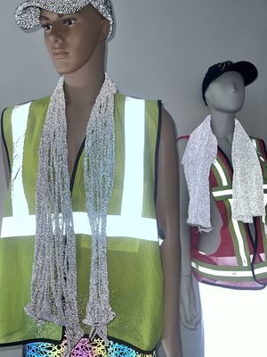 Fils réfléchissants Tissu réfléchissant Fil tricotant réfléchissant