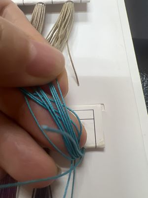 Fils revêtus en PVC à haute résistance en polyester à revêtement rond, fils de couture cirés
