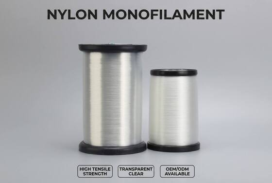 60D 80D 100D 0,10MM 0,12MM 0,14MM Monofilament de fil de nylon polyester PP PE pour le tissage Fabrique de broderie en gros