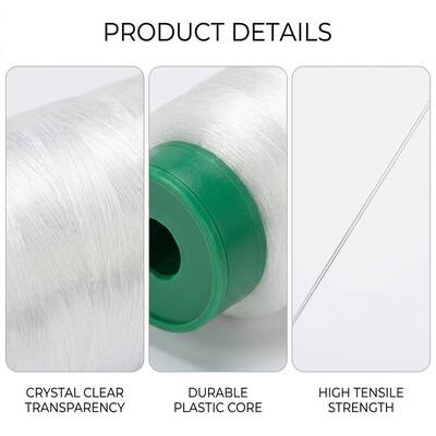 0.10 mm 0,12 mm 0,14 mm 0,15 mm 0,16 mm 0,18 mm 0,20 mm fils monofilamentés de polyamide fils monofilamentés de polyamide pour appareil de broderie